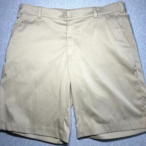 Nike Golf Tour Performance Shorts Men’s Size 36 Beige Inseam 10” Dri-Fit Khaki